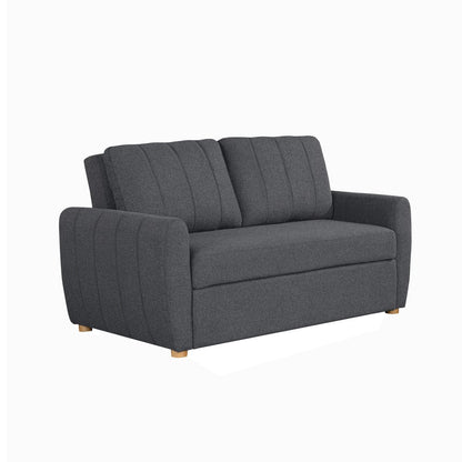 Serta - Galloway Loveseat Convertible Full Charcoal - 112A033CHR view 1
