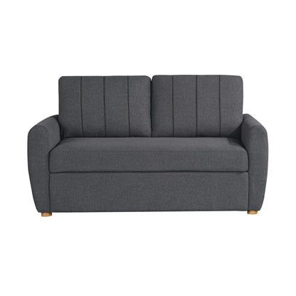 Serta - Galloway Loveseat Convertible Full Charcoal - 112A033CHR view 2