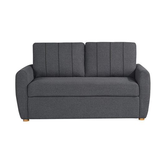 Serta - Galloway Loveseat Convertible Full Charcoal - 112A033CHR view 2