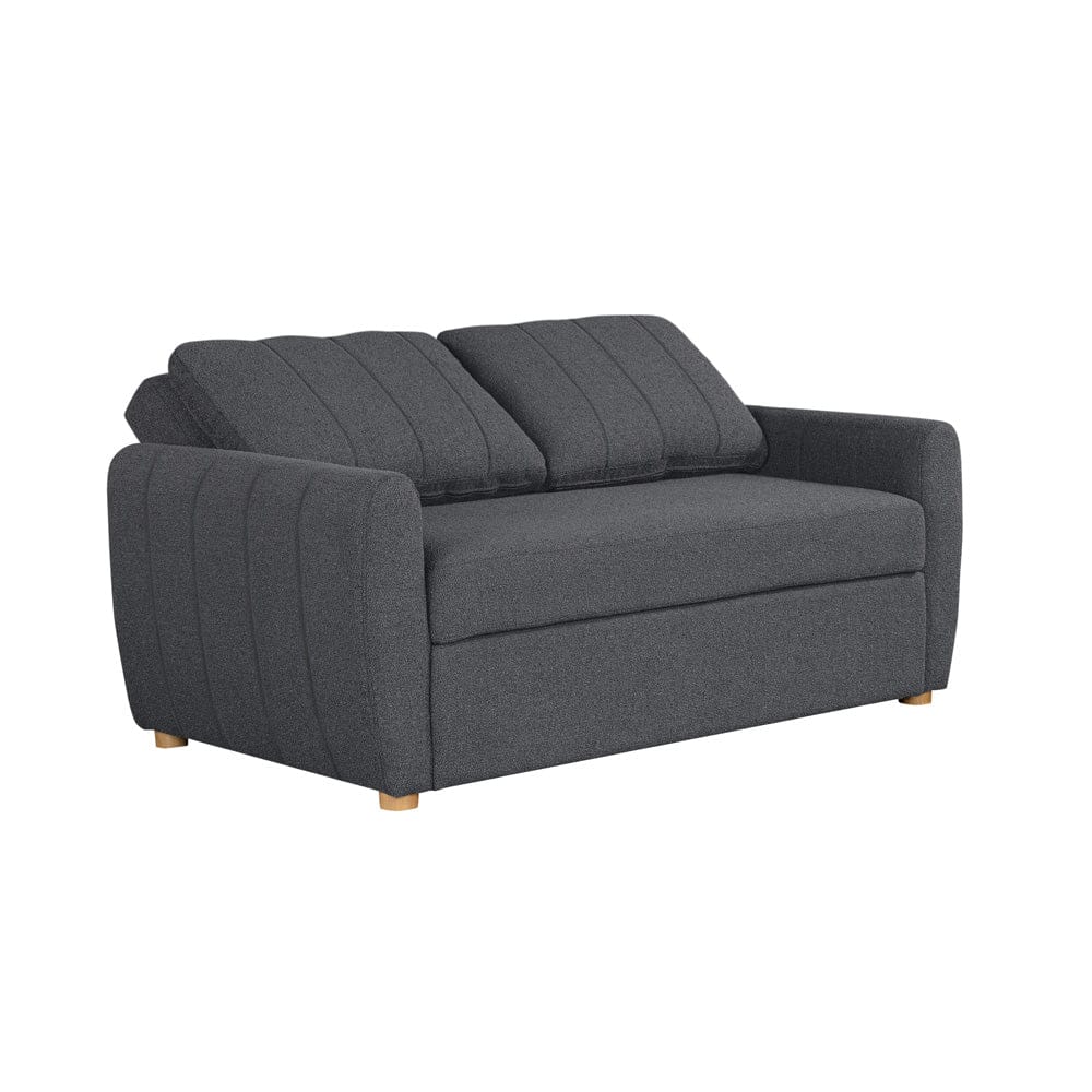 Serta - Galloway Loveseat Convertible Full Charcoal - 112A033CHR view 3