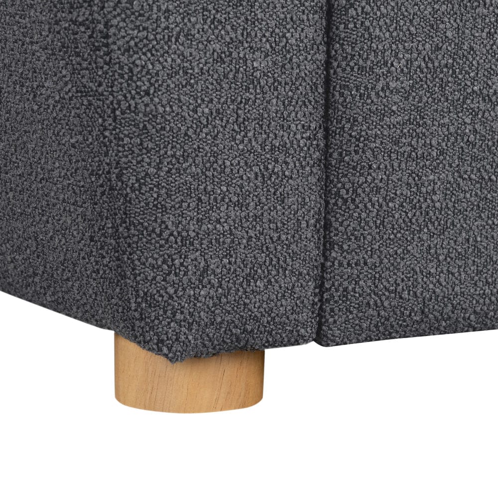 Serta - Galloway Loveseat Convertible Full Charcoal - 112A033CHR view 11