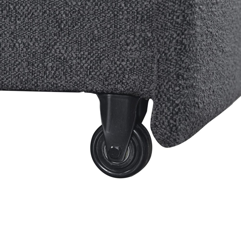 Serta - Galloway Loveseat Convertible Full Charcoal - 112A033CHR view 12