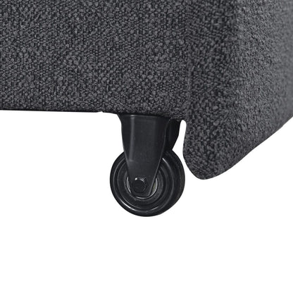 Serta - Galloway Loveseat Convertible Full Charcoal - 112A033CHR view 12