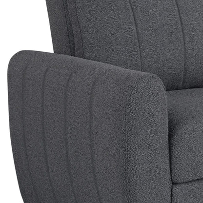 Serta - Galloway Loveseat Convertible Full Charcoal - 112A033CHR view 13