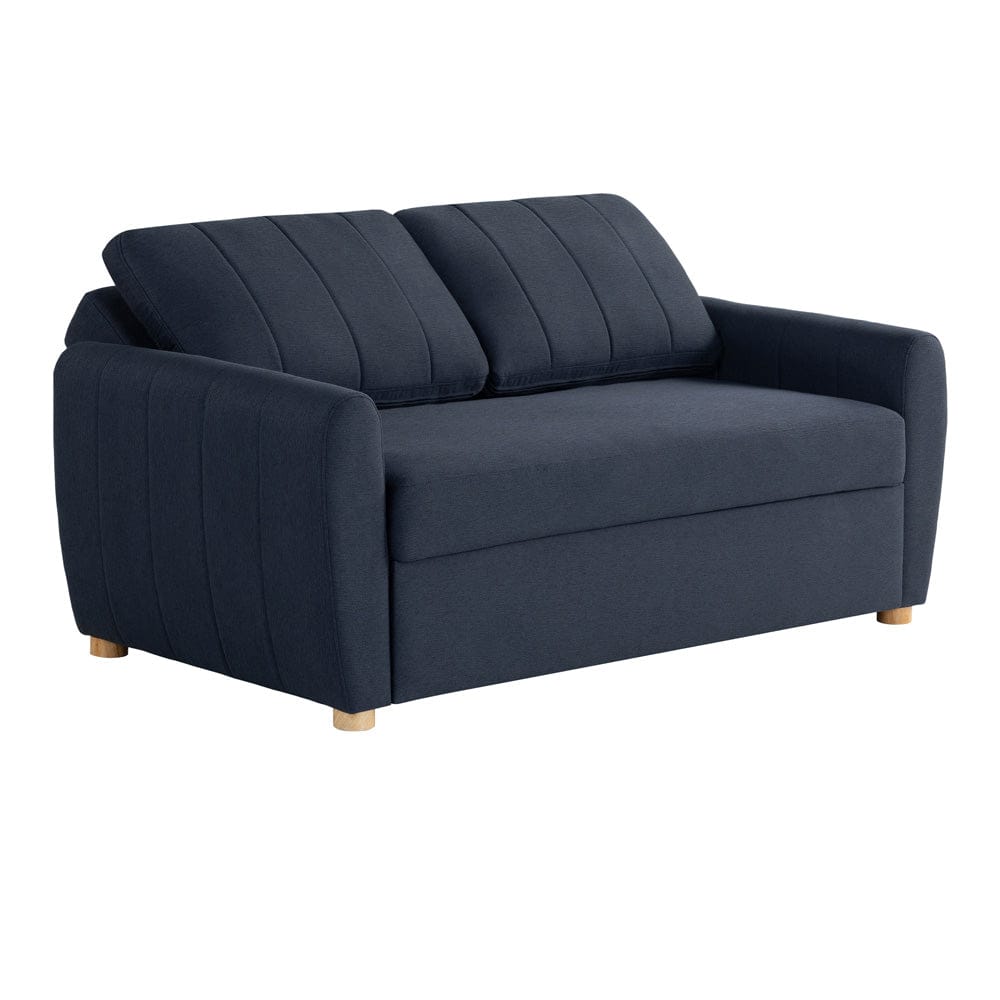 Serta - Galloway Loveseat Convertible Full Navy Blue - 112A033NVY view 1