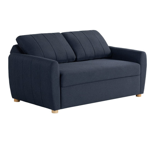Serta - Galloway Loveseat Convertible Full Navy Blue - 112A033NVY view 1