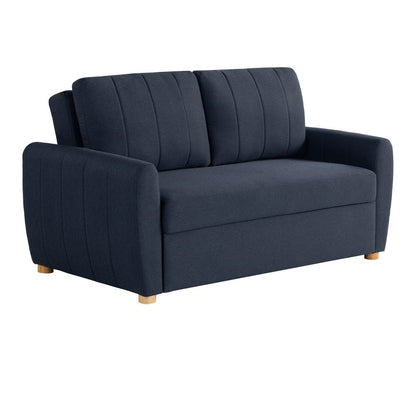 Serta - Galloway Loveseat Convertible Full Navy Blue - 112A033NVY view 2