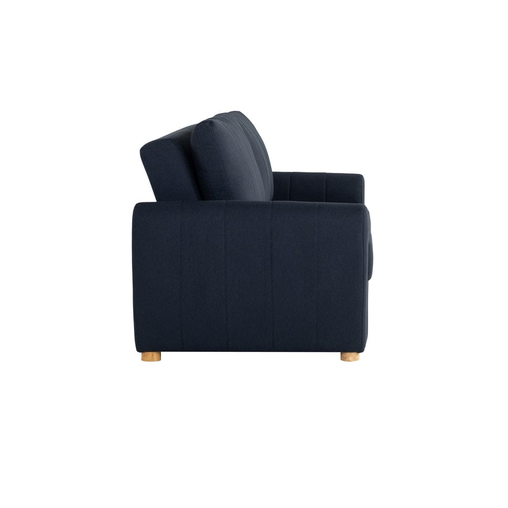 Serta - Galloway Loveseat Convertible Full Navy Blue - 112A033NVY view 3