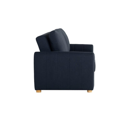 Serta - Galloway Loveseat Convertible Full Navy Blue - 112A033NVY view 3