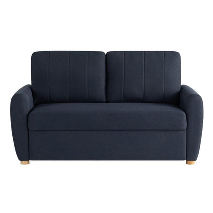 Serta - Galloway Loveseat Convertible Full Navy Blue - 112A033NVY view 4