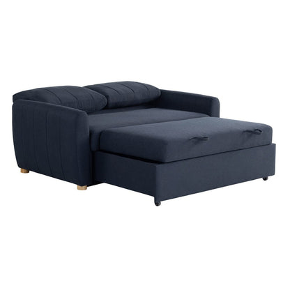 Serta - Galloway Loveseat Convertible Full Navy Blue - 112A033NVY view 7