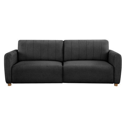 Serta - Galloway Queen Sofa Convertible Charcoal Boucle - 113A010CHR view 4
