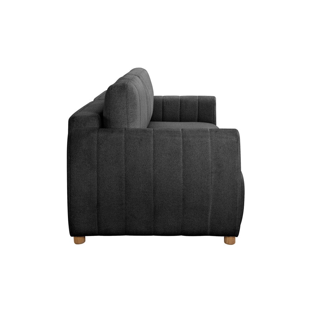 Serta - Galloway Queen Sofa Convertible Charcoal Boucle - 113A010CHR view 5