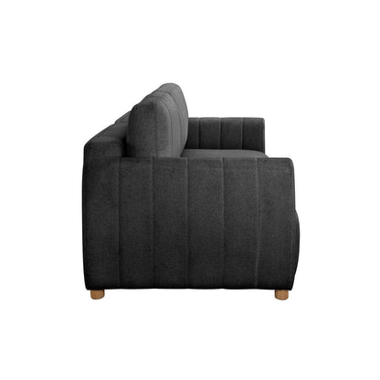 Serta - Galloway Queen Sofa Convertible Charcoal Boucle - 113A010CHR view 5