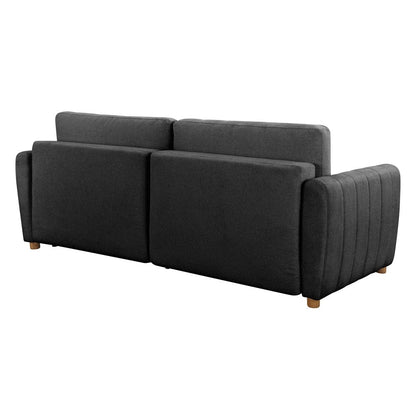 Serta - Galloway Queen Sofa Convertible Charcoal Boucle - 113A010CHR view 6