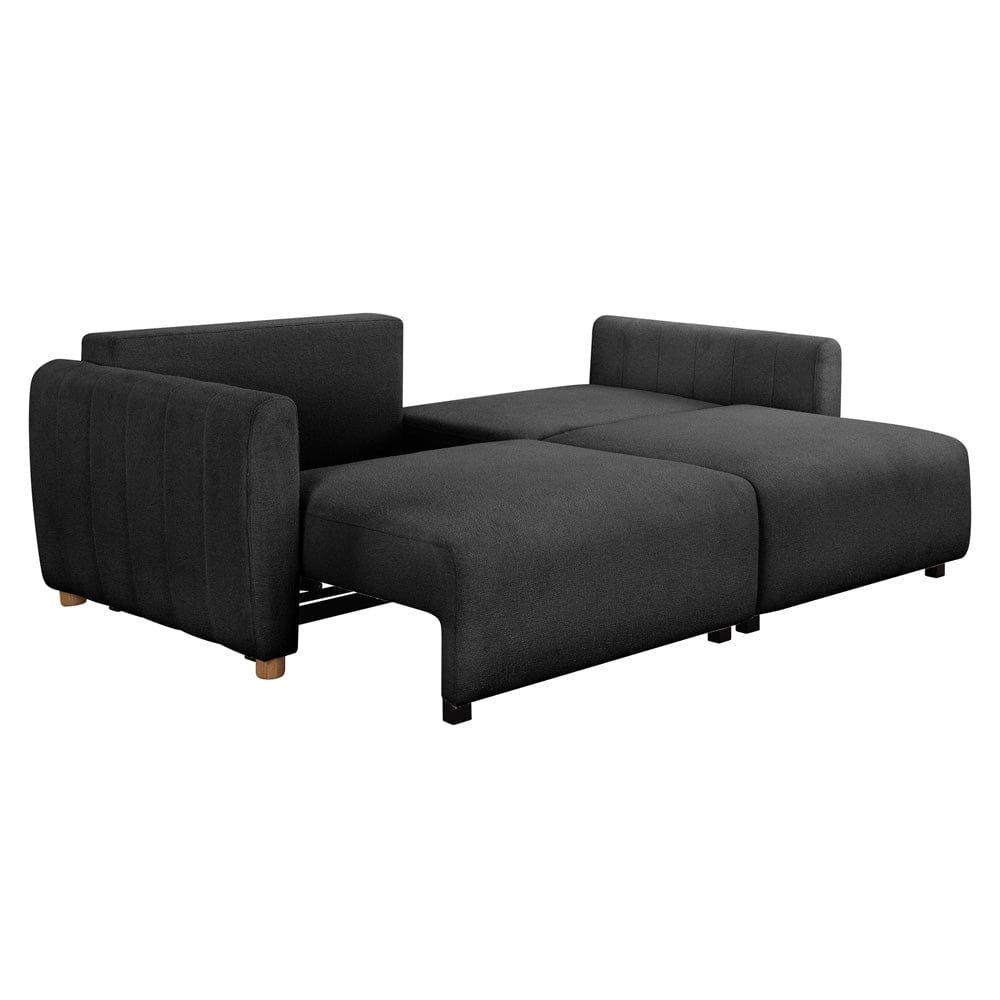 Serta - Galloway Queen Sofa Convertible Charcoal Boucle - 113A010CHR view 7