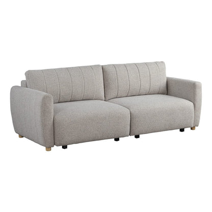 Serta - Galloway Queen Sofa Convertible Pebble Boucle - 113A010PEB view 1