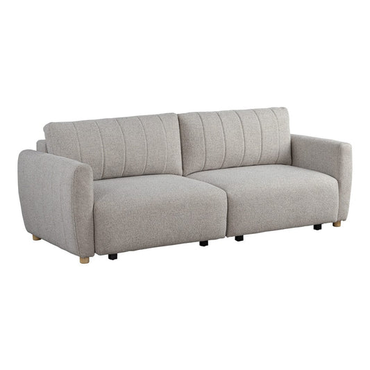 Serta - Galloway Queen Sofa Convertible Pebble Boucle - 113A010PEB view 1
