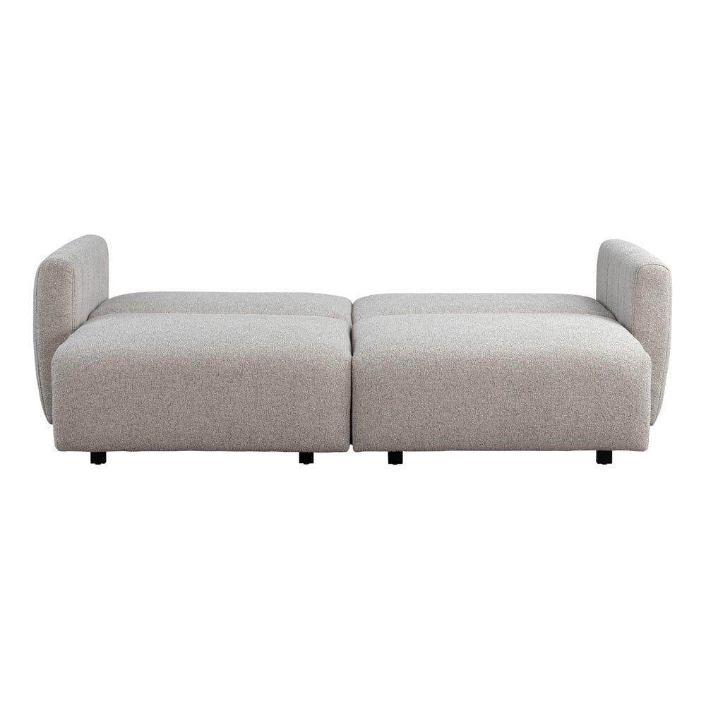 Serta - Galloway Queen Sofa Convertible Pebble Boucle - 113A010PEB view 5