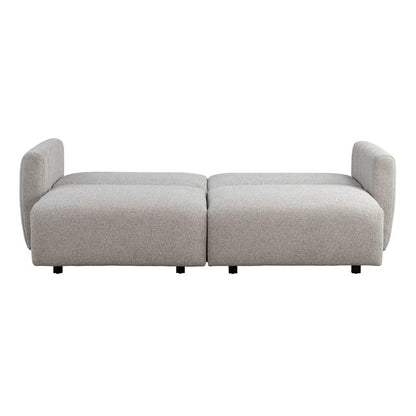 Serta - Galloway Queen Sofa Convertible Pebble Boucle - 113A010PEB view 5
