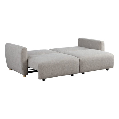 Serta - Galloway Queen Sofa Convertible Pebble Boucle - 113A010PEB view 8