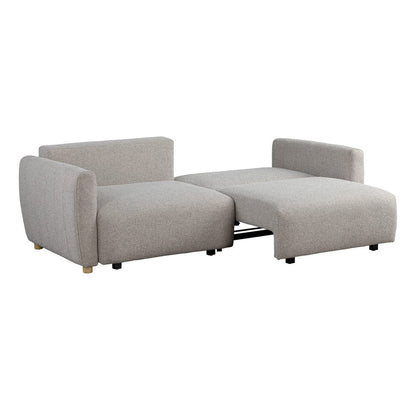 Serta - Galloway Queen Sofa Convertible Pebble Boucle - 113A010PEB view 10