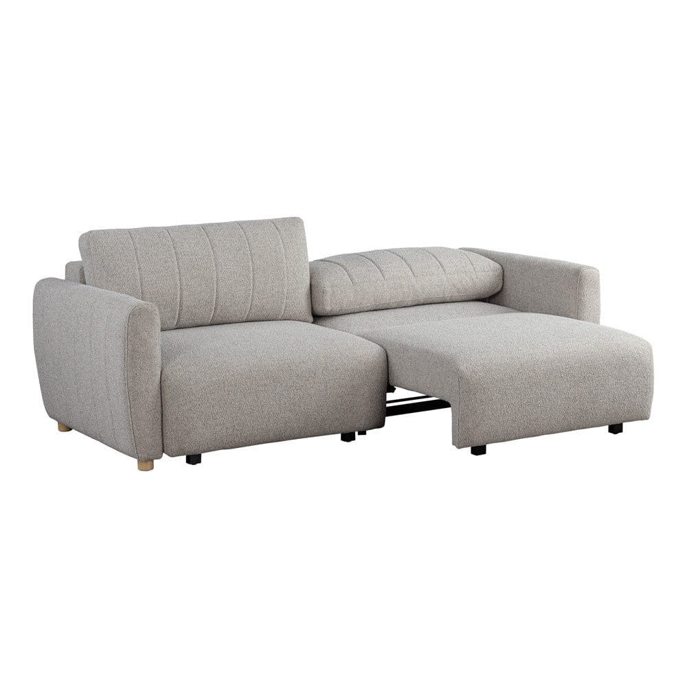 Serta - Galloway Queen Sofa Convertible Pebble Boucle - 113A010PEB view 11