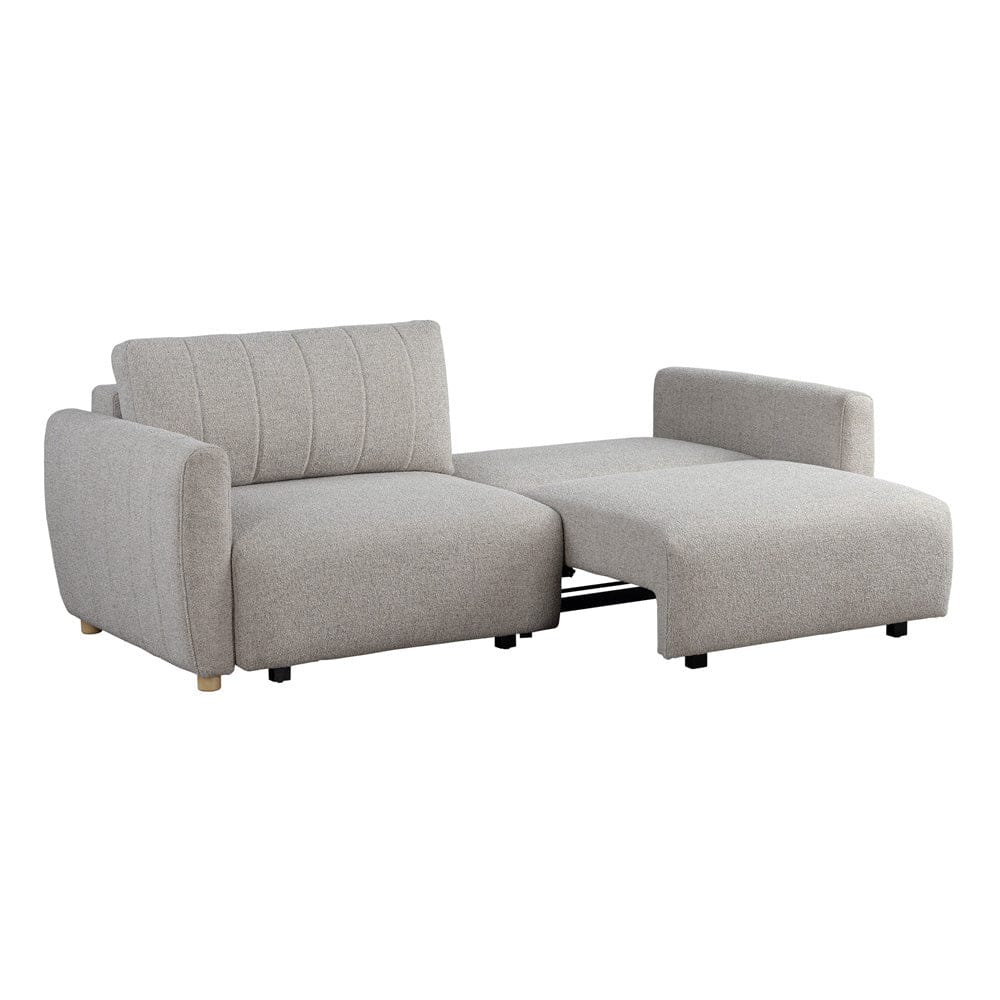 Serta - Galloway Queen Sofa Convertible Pebble Boucle - 113A010PEB view 12