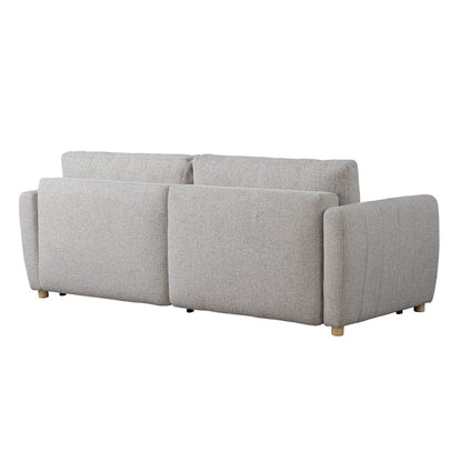 Serta - Galloway Queen Sofa Convertible Pebble Boucle - 113A010PEB view 13