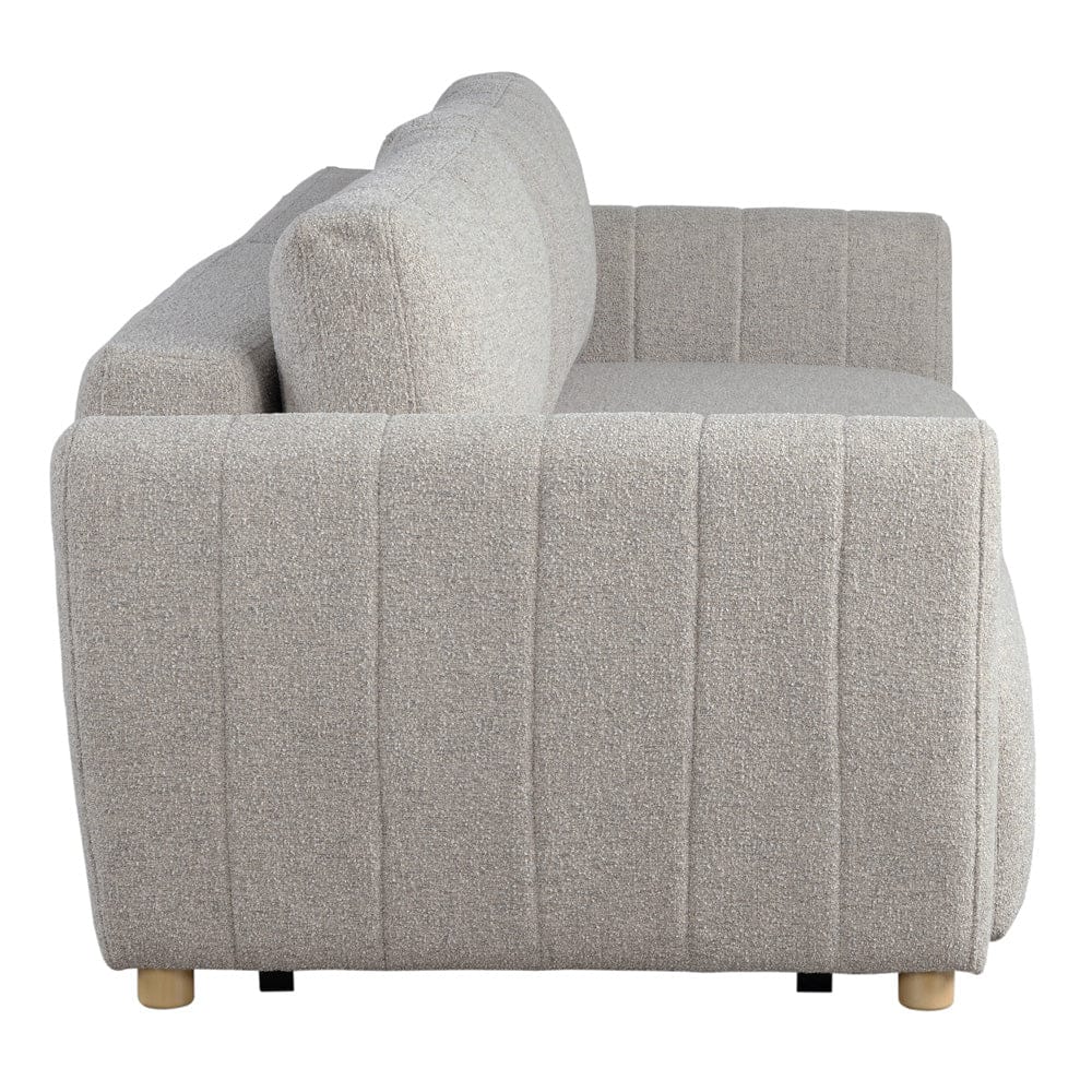 Serta - Galloway Queen Sofa Convertible Pebble Boucle - 113A010PEB view 15