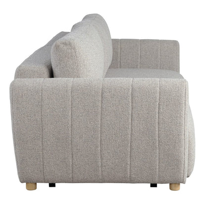 Serta - Galloway Queen Sofa Convertible Pebble Boucle - 113A010PEB view 15