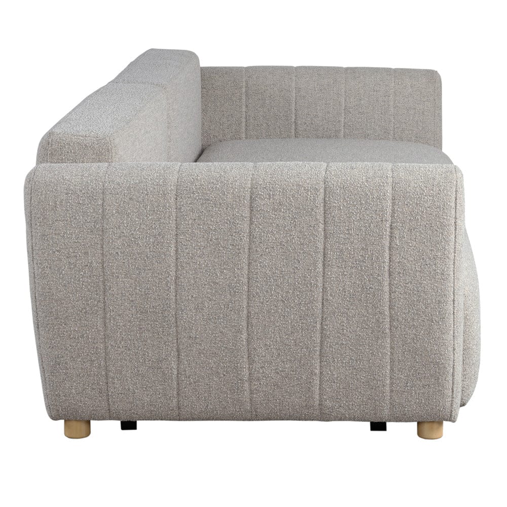 Serta - Galloway Queen Sofa Convertible Pebble Boucle - 113A010PEB view 16