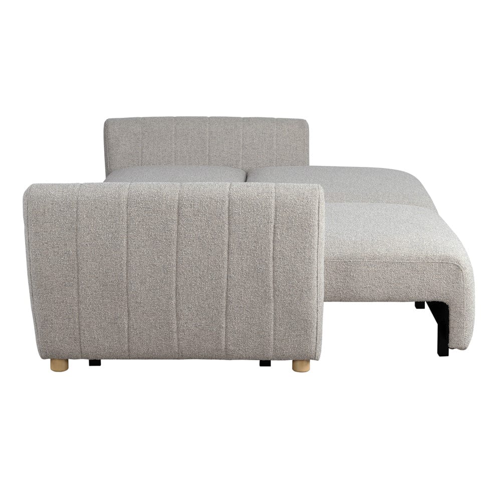 Serta - Galloway Queen Sofa Convertible Pebble Boucle - 113A010PEB view 22