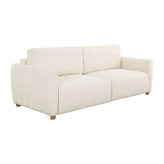 Serta - Galloway Quen Sofa Convertible Ivoty Boucle - 113A010IVO view 1