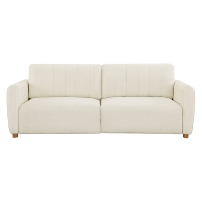Serta - Galloway Quen Sofa Convertible Ivoty Boucle - 113A010IVO view 2