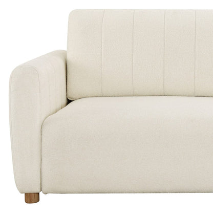 Serta - Galloway Quen Sofa Convertible Ivoty Boucle - 113A010IVO view 10