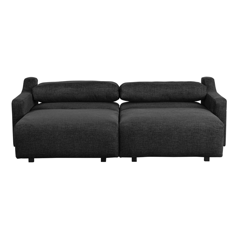 Serta - Glenmont Queen Sofa Convertible Black - 113A009BLK view 3