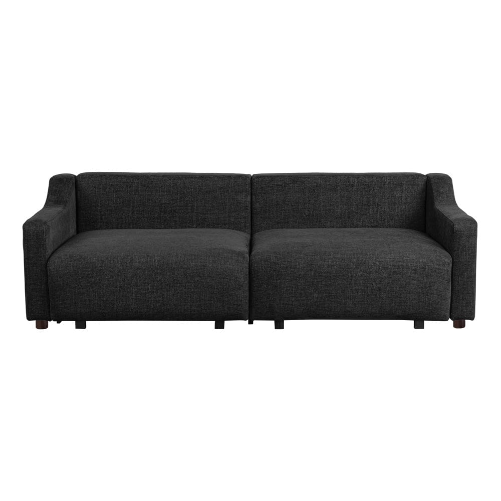 Serta - Glenmont Queen Sofa Convertible Black - 113A009BLK view 4