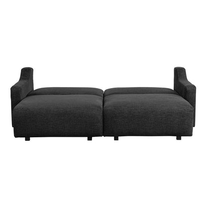 Serta - Glenmont Queen Sofa Convertible Black - 113A009BLK view 5