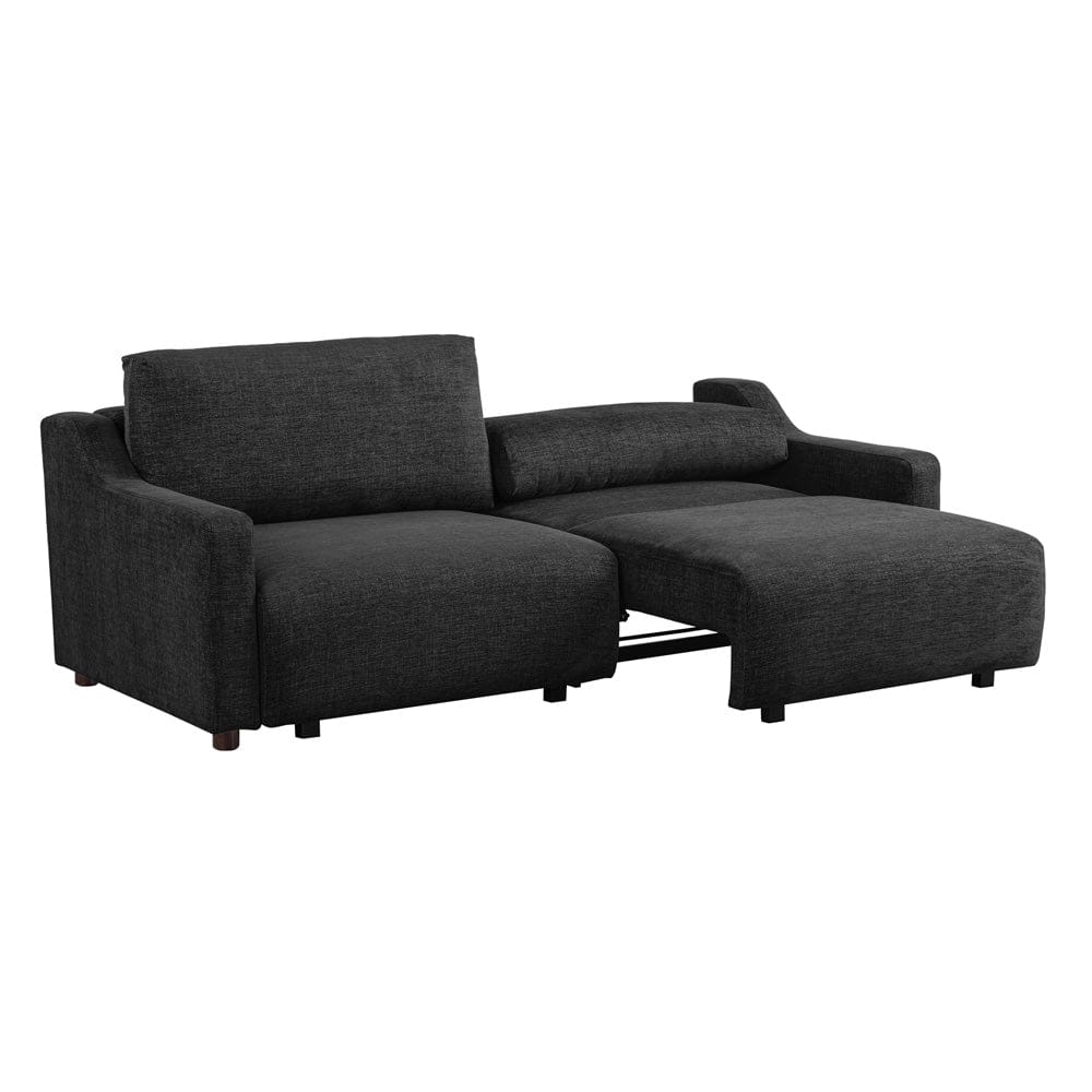 Serta - Glenmont Queen Sofa Convertible Black - 113A009BLK view 10