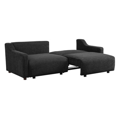 Serta - Glenmont Queen Sofa Convertible Black - 113A009BLK view 11