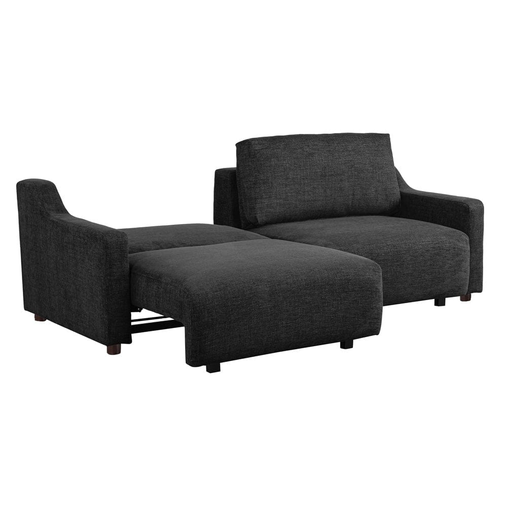 Serta - Glenmont Queen Sofa Convertible Black - 113A009BLK view 12
