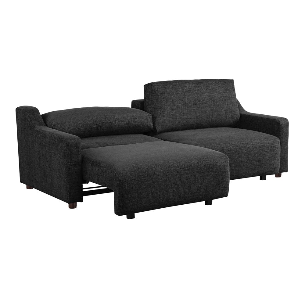 Serta - Glenmont Queen Sofa Convertible Black - 113A009BLK view 13