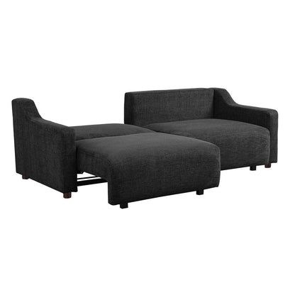 Serta - Glenmont Queen Sofa Convertible Black - 113A009BLK view 14