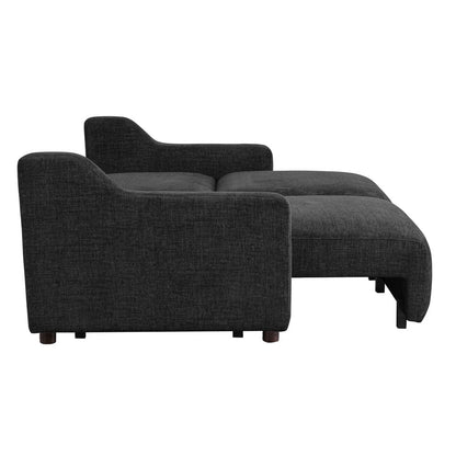 Serta - Glenmont Queen Sofa Convertible Black - 113A009BLK view 16