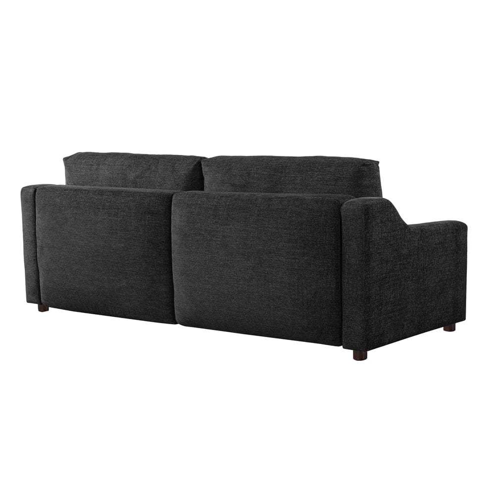 Serta - Glenmont Queen Sofa Convertible Black - 113A009BLK view 18