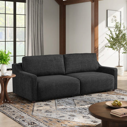 Serta - Glenmont Queen Sofa Convertible Black - 113A009BLK view 22