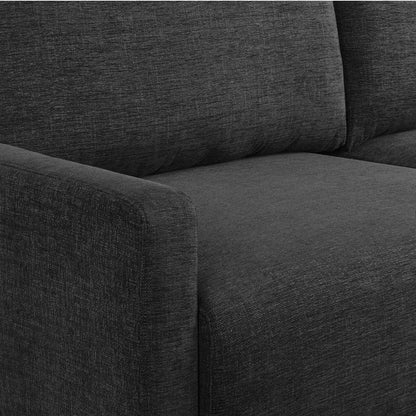 Serta - Glenmont Queen Sofa Convertible Black - 113A009BLK view 24