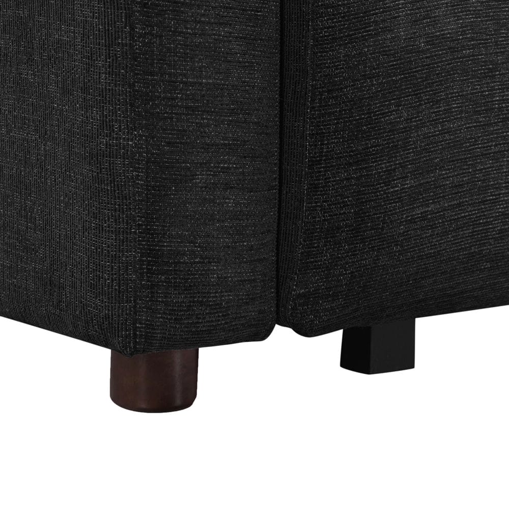 Serta - Glenmont Queen Sofa Convertible Black - 113A009BLK view 27