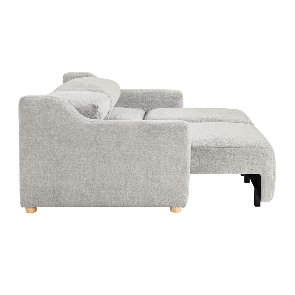 Serta - Glenmont Queen Sofa Convertible Cream - 113A009CRM view 9